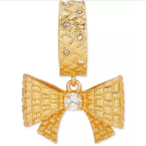 KATE SPADE Wrapped in a Bow Huggie Drop Earrings - Picture 2 of 5